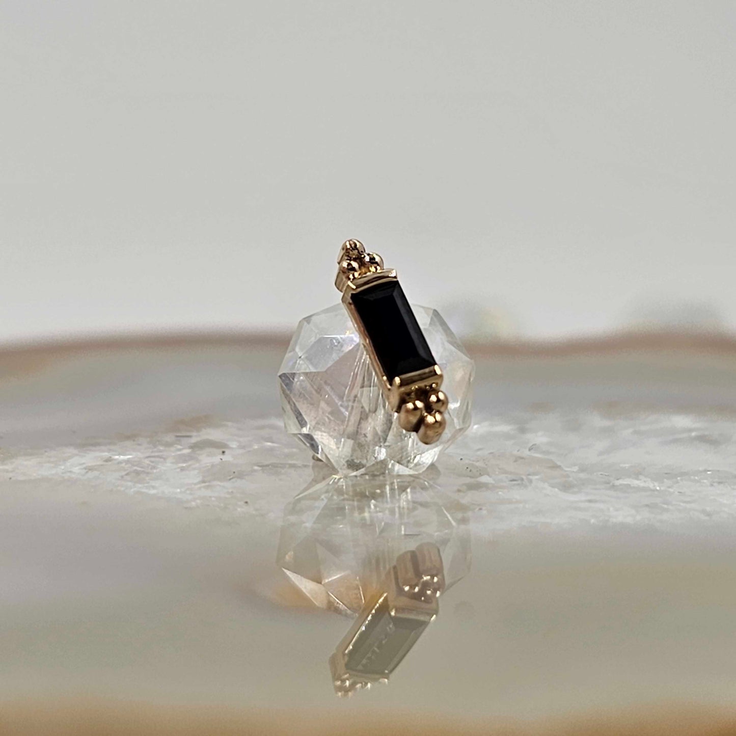 Darling Body Jewelry 14k Solid Gold Adena Ends