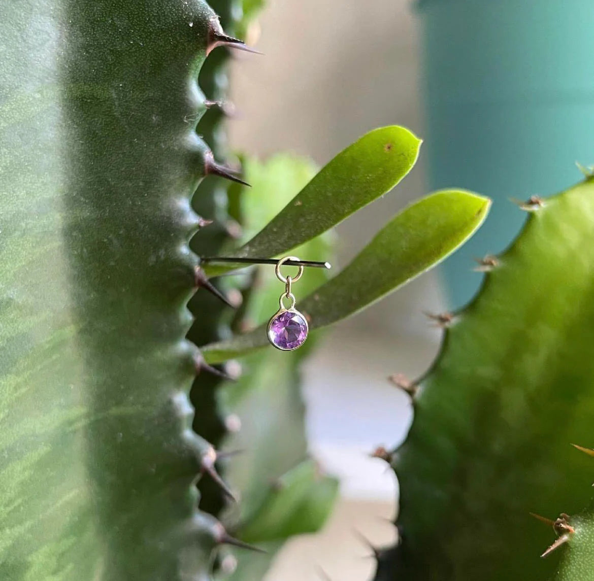 Hialeah Fine Jewelry 14k Solid Gold Brilliant Charm