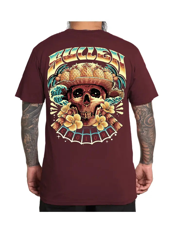 Sullen Skulloha Tawney Port Premium T-Shirt