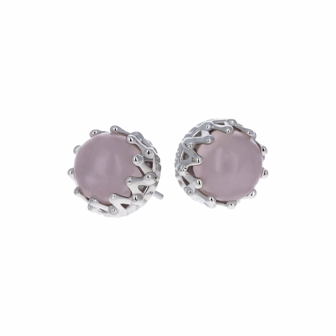 Anatometal 18k Solid Gold Threadless 4mm Genuine Cabochon & Bullet-Cut King Ends