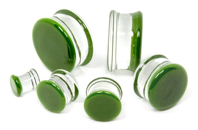 Glasswear Studios 1"-28mm Double Flare ColorFront Plugs