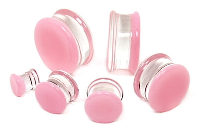 Glasswear Studios 1"-28mm Double Flare ColorFront Plugs