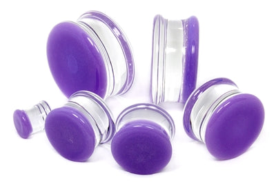 Glasswear Studios 1"-28mm Double Flare ColorFront Plugs