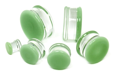 Glasswear Studios 1"-28mm Double Flare ColorFront Plugs