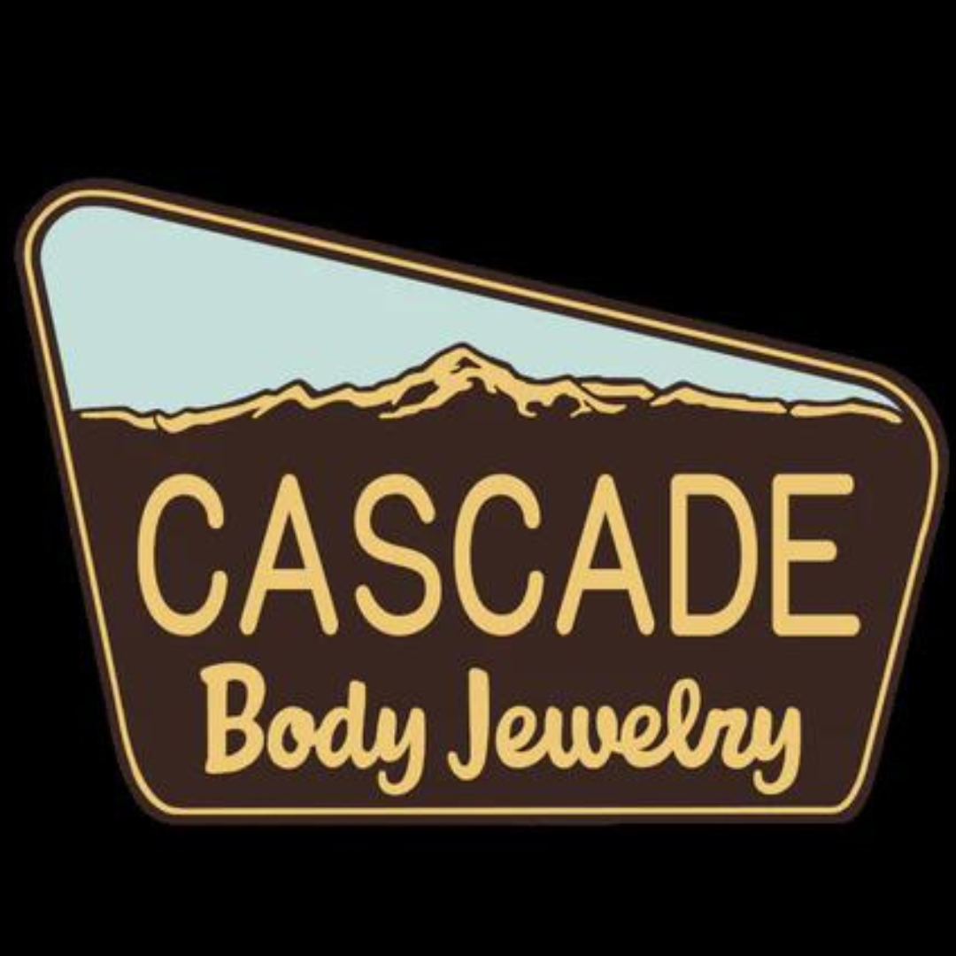 Cascade Body Jewelry Titanium Threaded 14 Gauge 5mm Disk-Back Posts