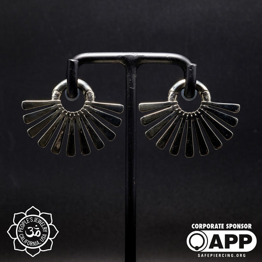 People's Jewelry Brass Fan Clickers (Pair)