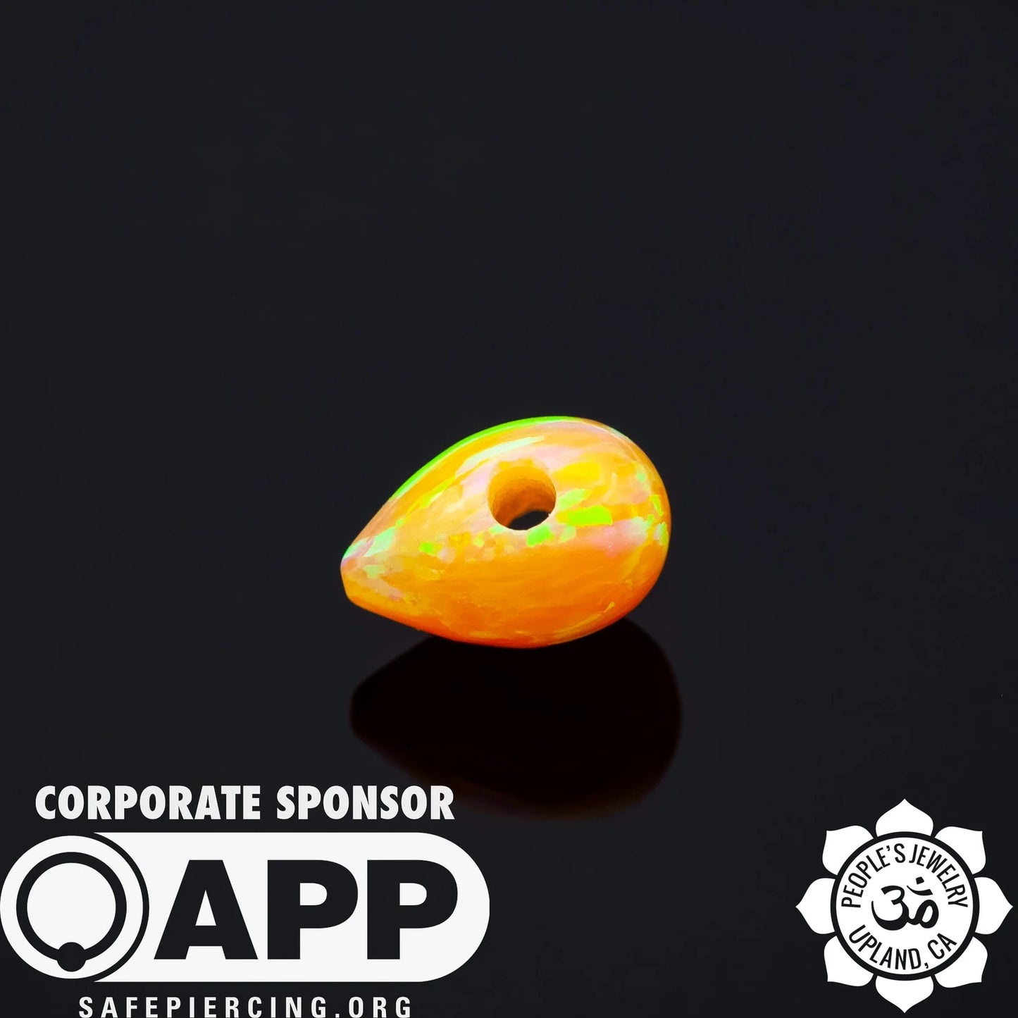 People's Jewelry Synthetic Opal and Stone Captive Bullets