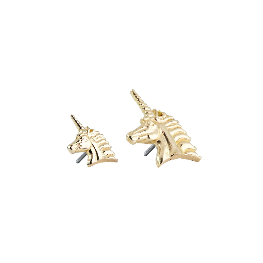 Divinity Metals 14k Solid Gold Threadless Unicorn Ends