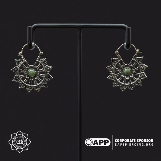 People's Jewelry Brass Fractal Hangers (Pair)