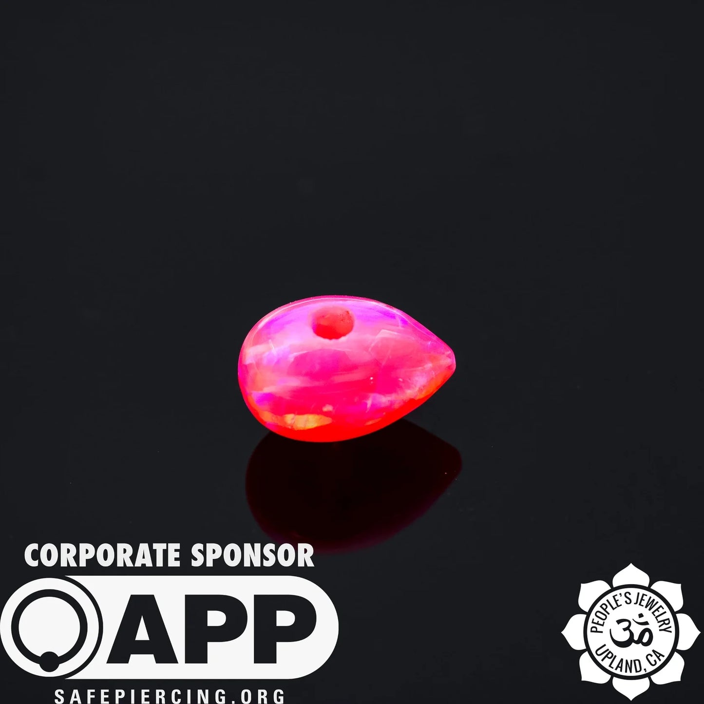 People's Jewelry Synthetic Opal and Stone Captive Bullets
