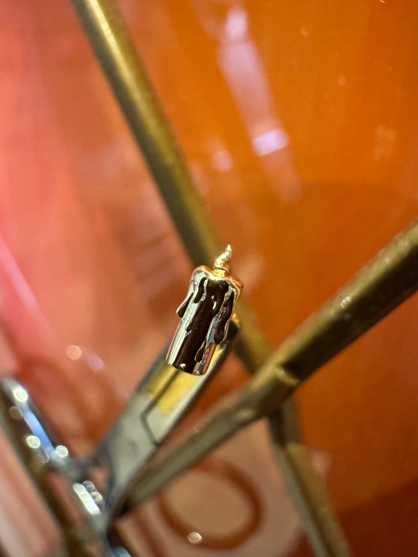 Industrial Strength 18k Solid Gold Burning Candle Ends