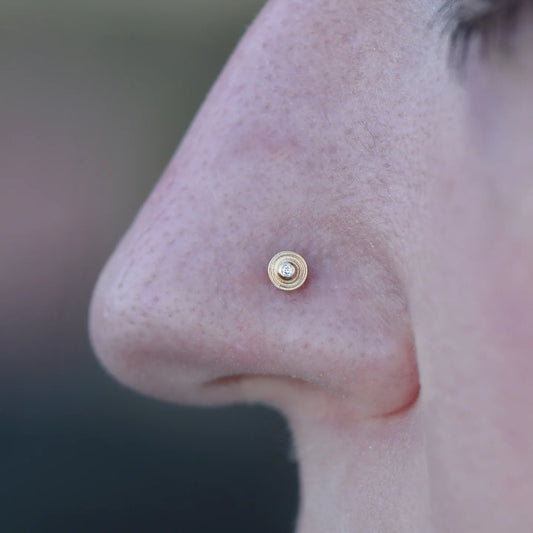 Ember Body Jewelry 14k Solid Gold Impulse Ends