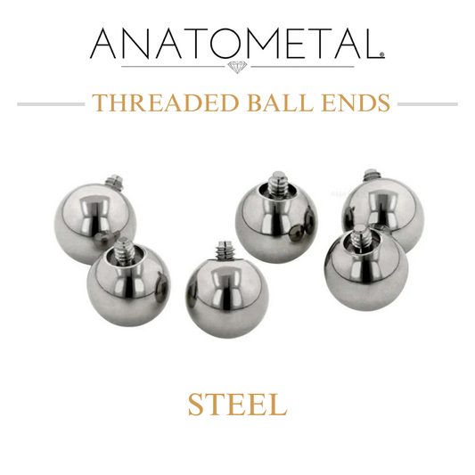 Anatometal Steel Threaded Ball Ends