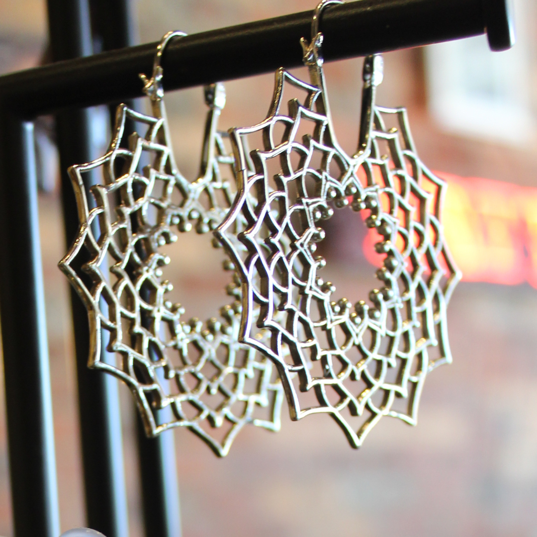 People's Jewelry Brass Beaded Lotus Hangers (Pair)