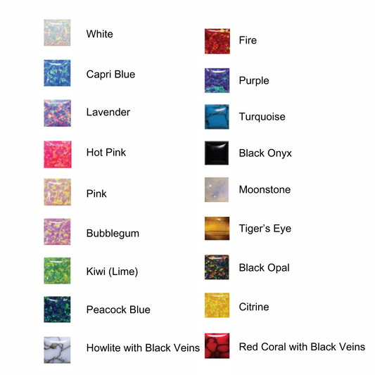 Body Circle Designs Titanium Threadless Bezel-Set Cabochon Ends