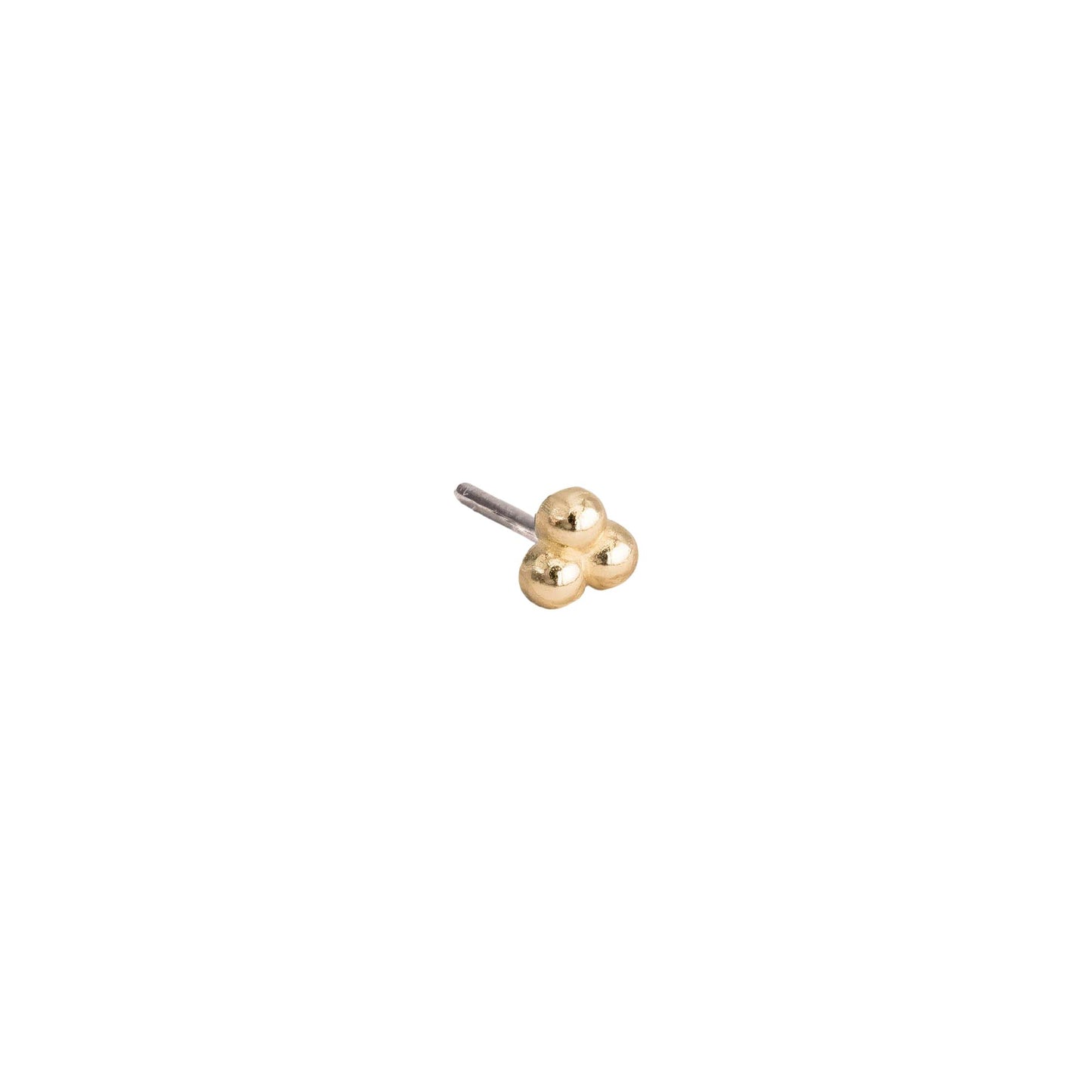 Divinity Metals 14k Solid Gold Threadless 3 Beads Ends