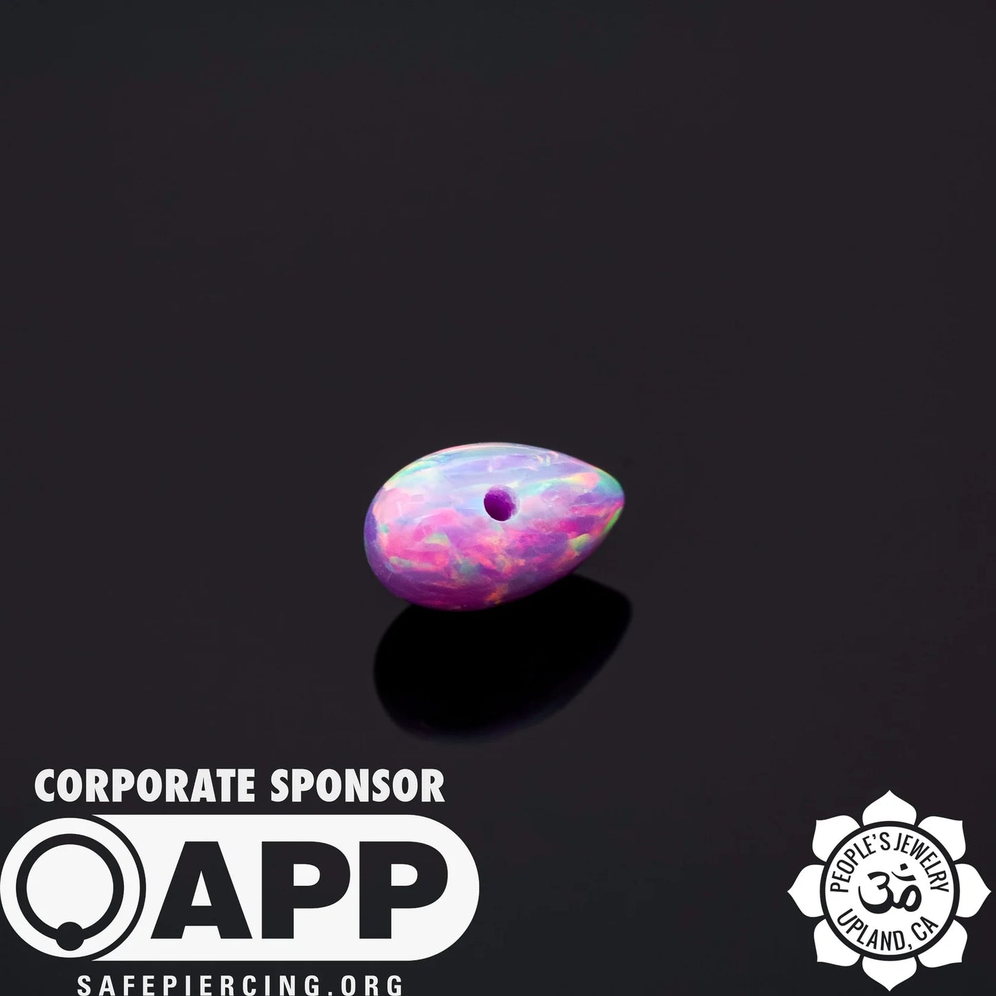 People's Jewelry Synthetic Opal and Stone Captive Bullets