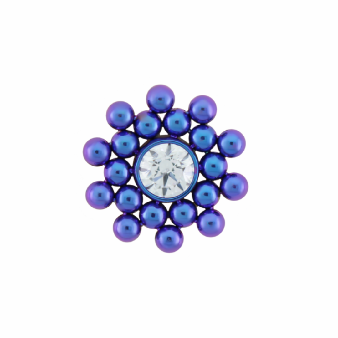 LeRoi Titanium Haute Couture Bijoux Faceted 11HT-20 Ends
