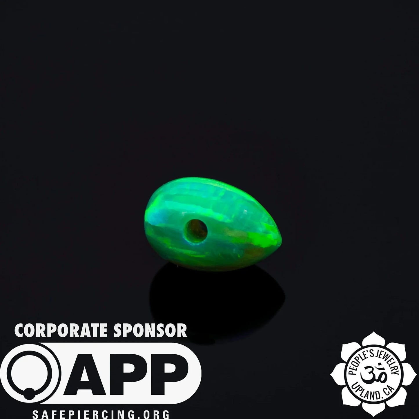 People's Jewelry Synthetic Opal and Stone Captive Bullets