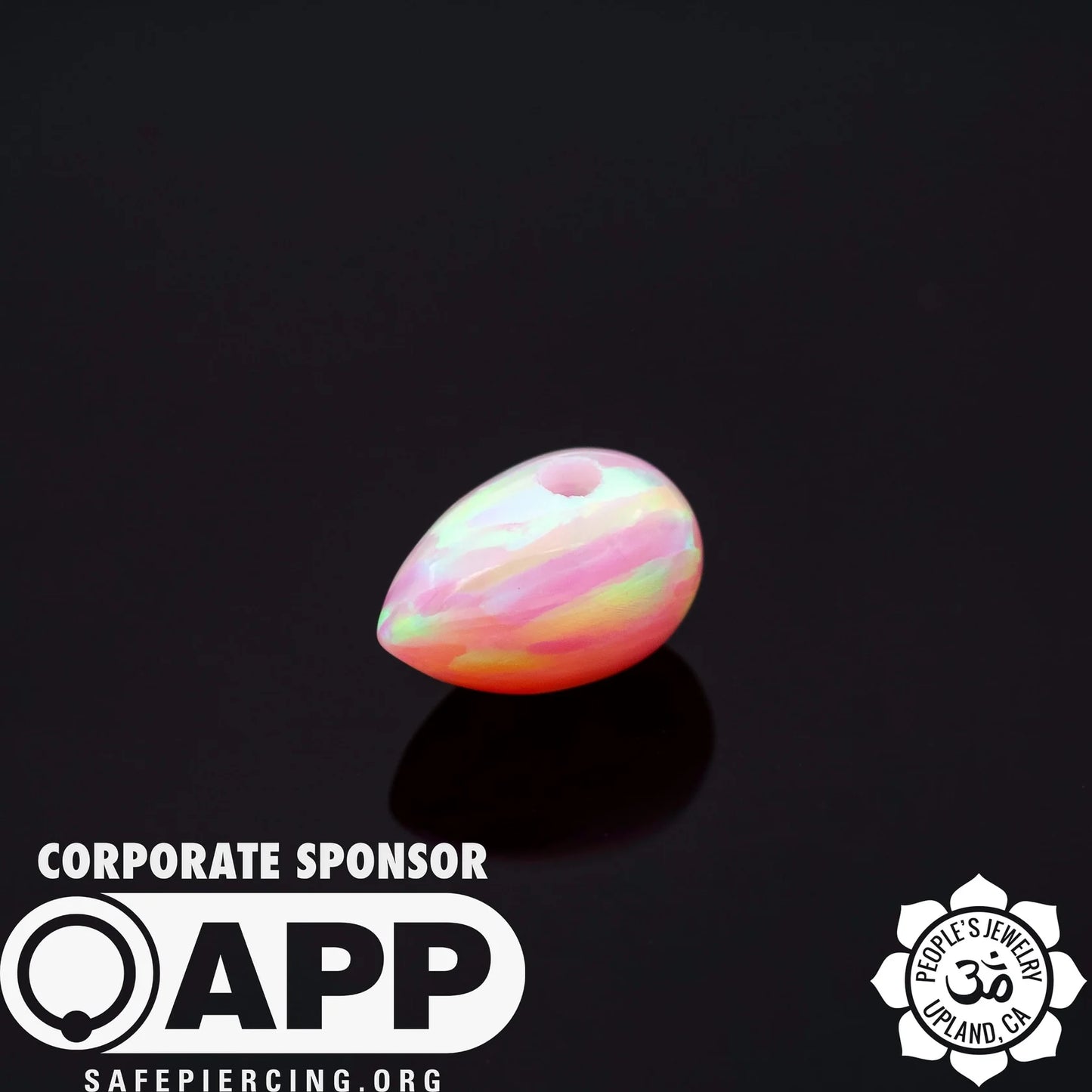 People's Jewelry Synthetic Opal and Stone Captive Bullets