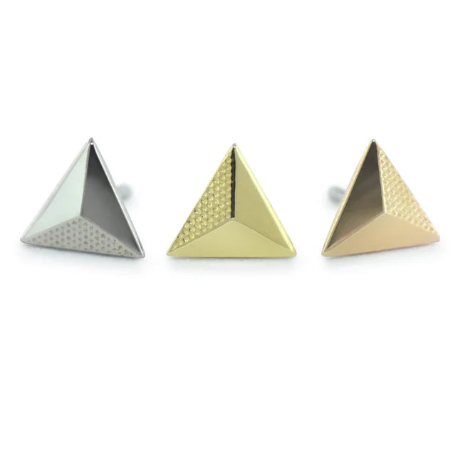 NeoMetal 18k Solid Gold Threadless Tetra Ends
