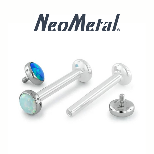 NeoMetal Titanium Internally Threaded MnM Cabochon Ends