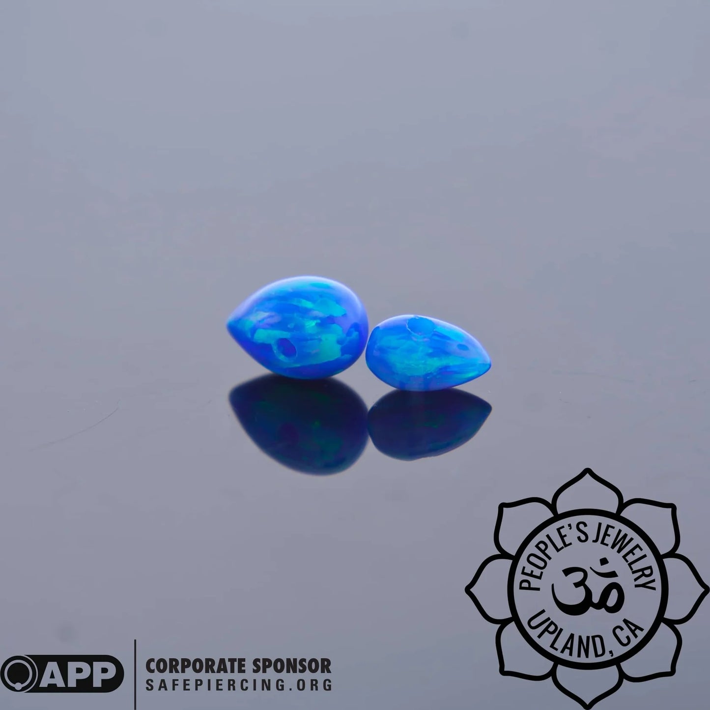 People's Jewelry Synthetic Opal and Stone Captive Bullets