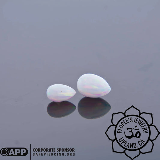 People's Jewelry Synthetic Opal and Stone Captive Bullets