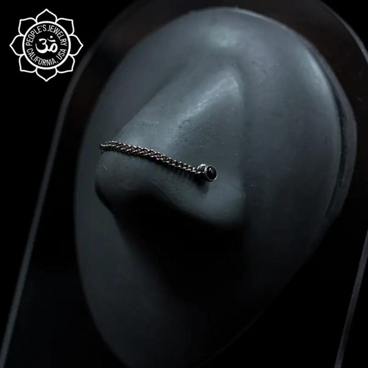 People's Jewelry Titanium Single Chain with Jump Rings