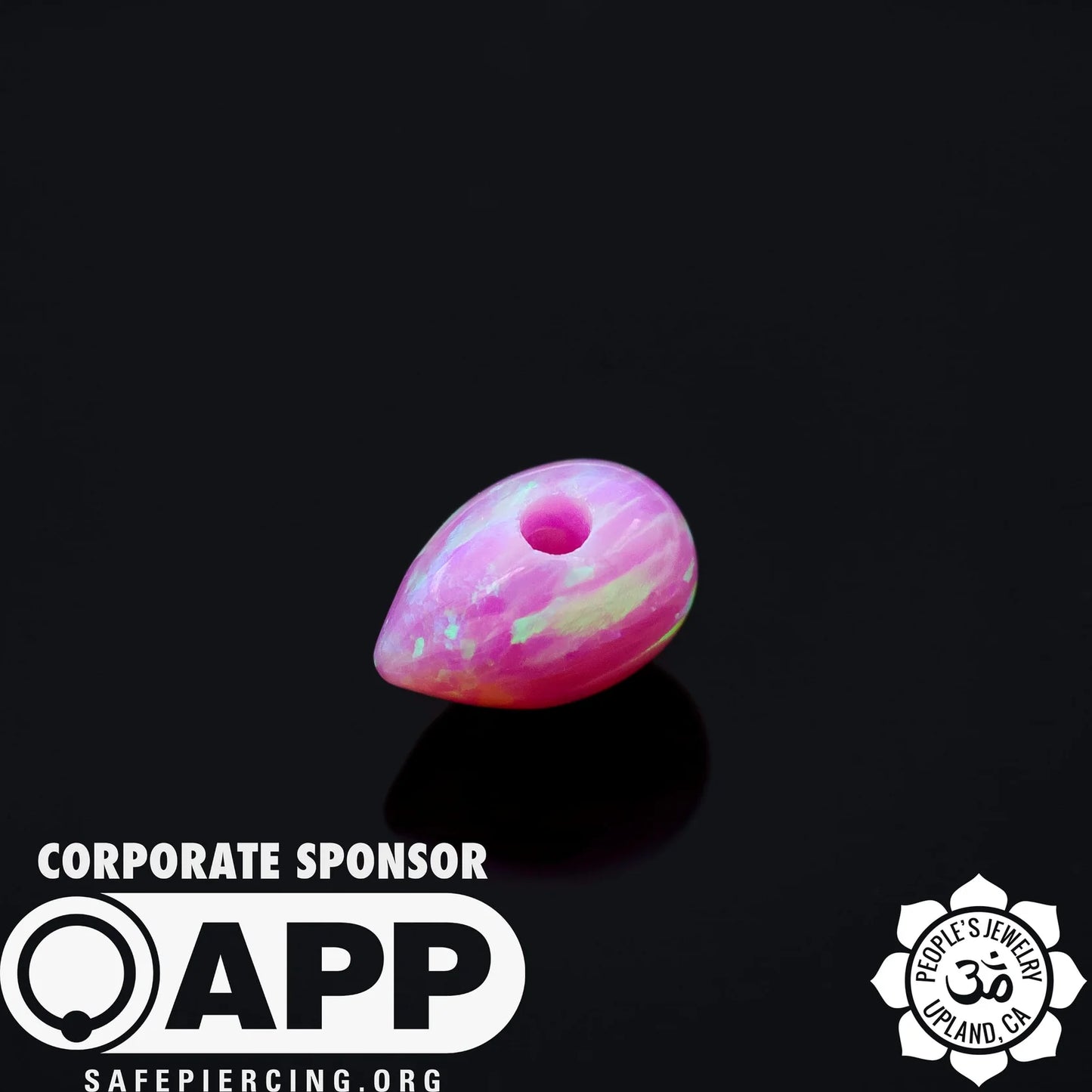 People's Jewelry Synthetic Opal and Stone Captive Bullets