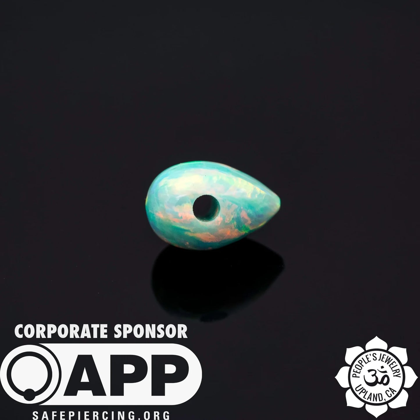 People's Jewelry Synthetic Opal and Stone Captive Bullets
