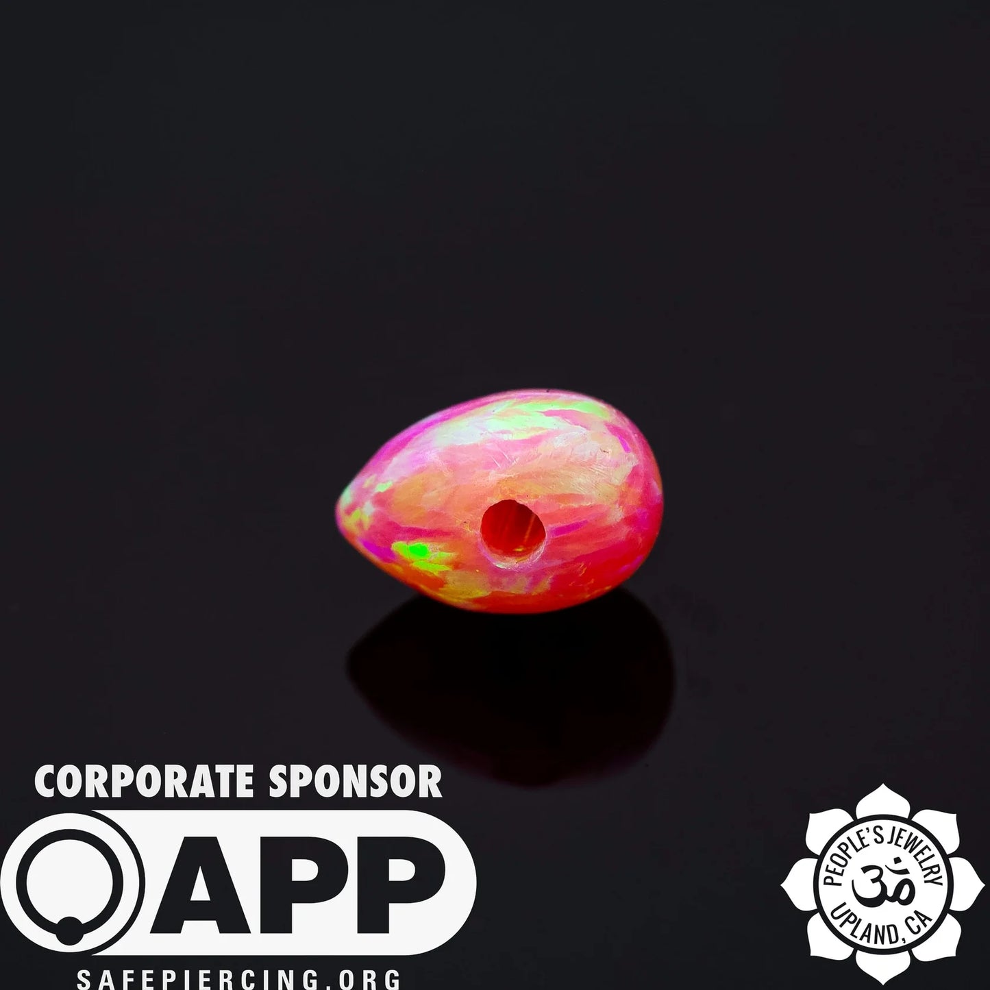People's Jewelry Synthetic Opal and Stone Captive Bullets