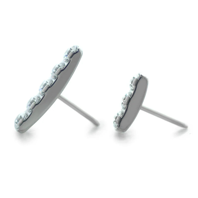 NeoMetal Titanium Threadless Gem Bar Ends
