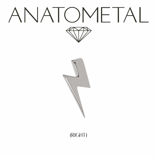 Anatometal Titanium Lightning Bolt Ends