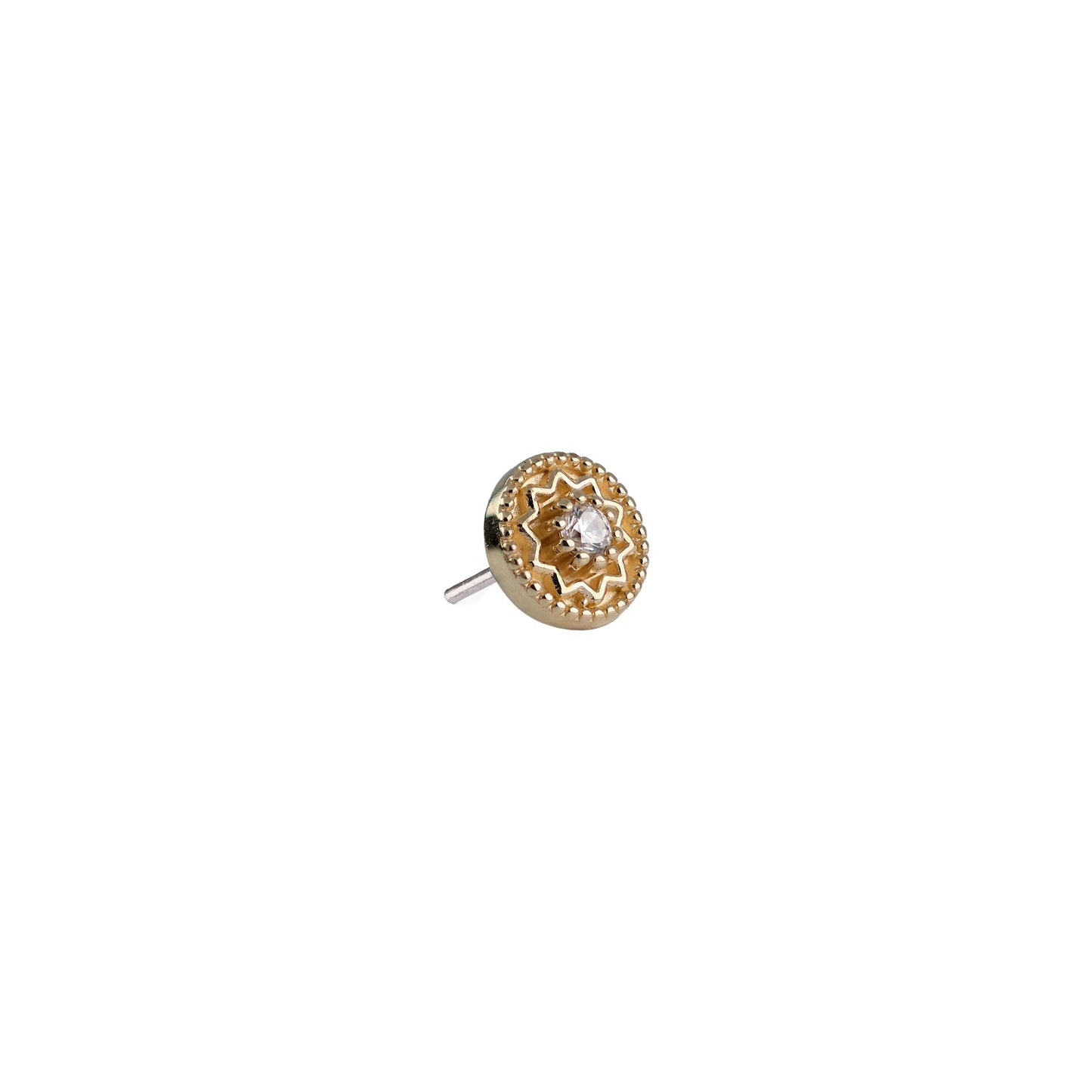 Divinity Metals 14k Solid Gold Threadless Sophia Ends