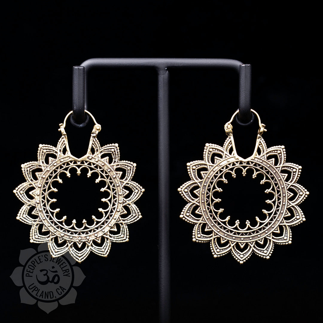 People's Jewelry Yellow Brass Graboid Hangers (Pair)