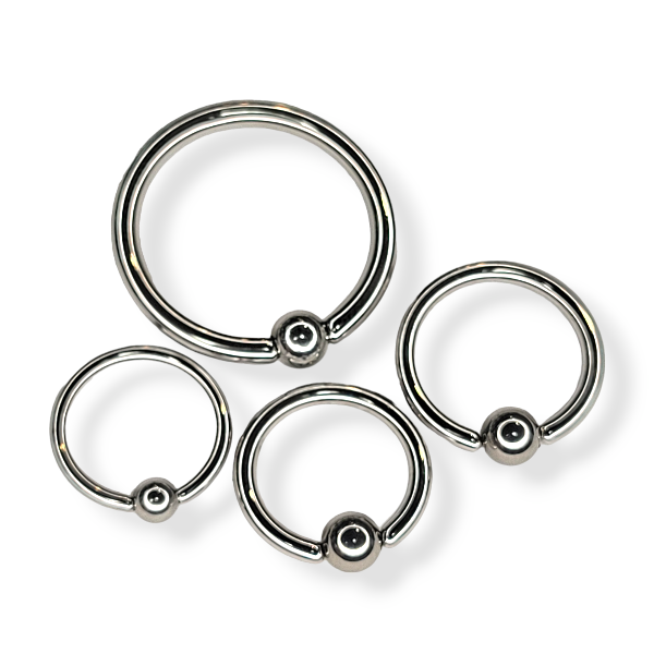 Body Circle Designs Niobium Captive Bead Rings