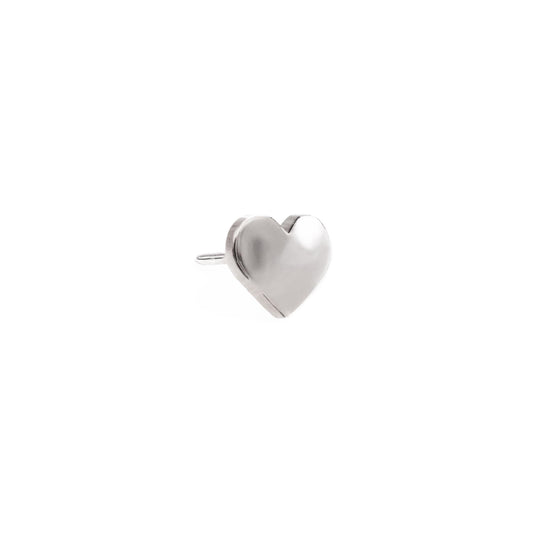 Divinity Metals Titanium Threadless Heart Ends