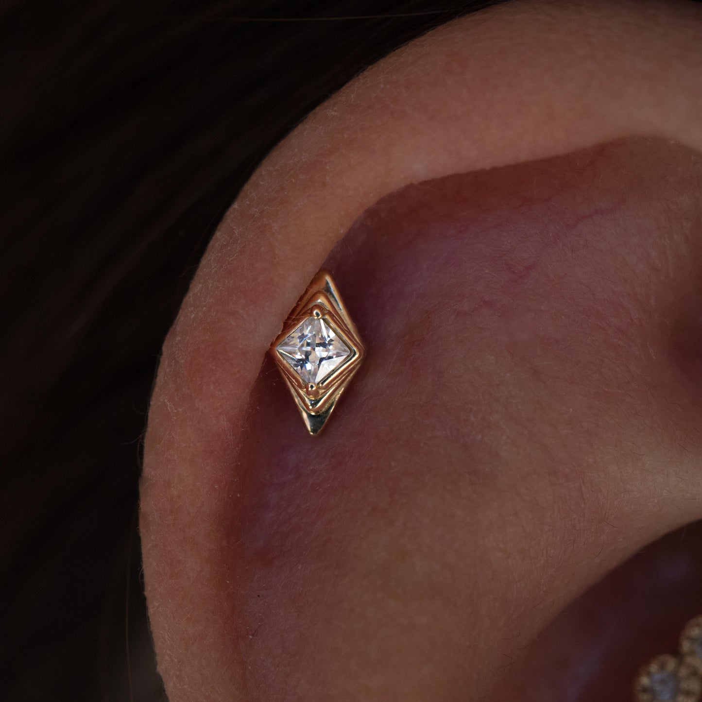 Divinity Metals 14k Solid Gold Threadless Anti Hero Ends