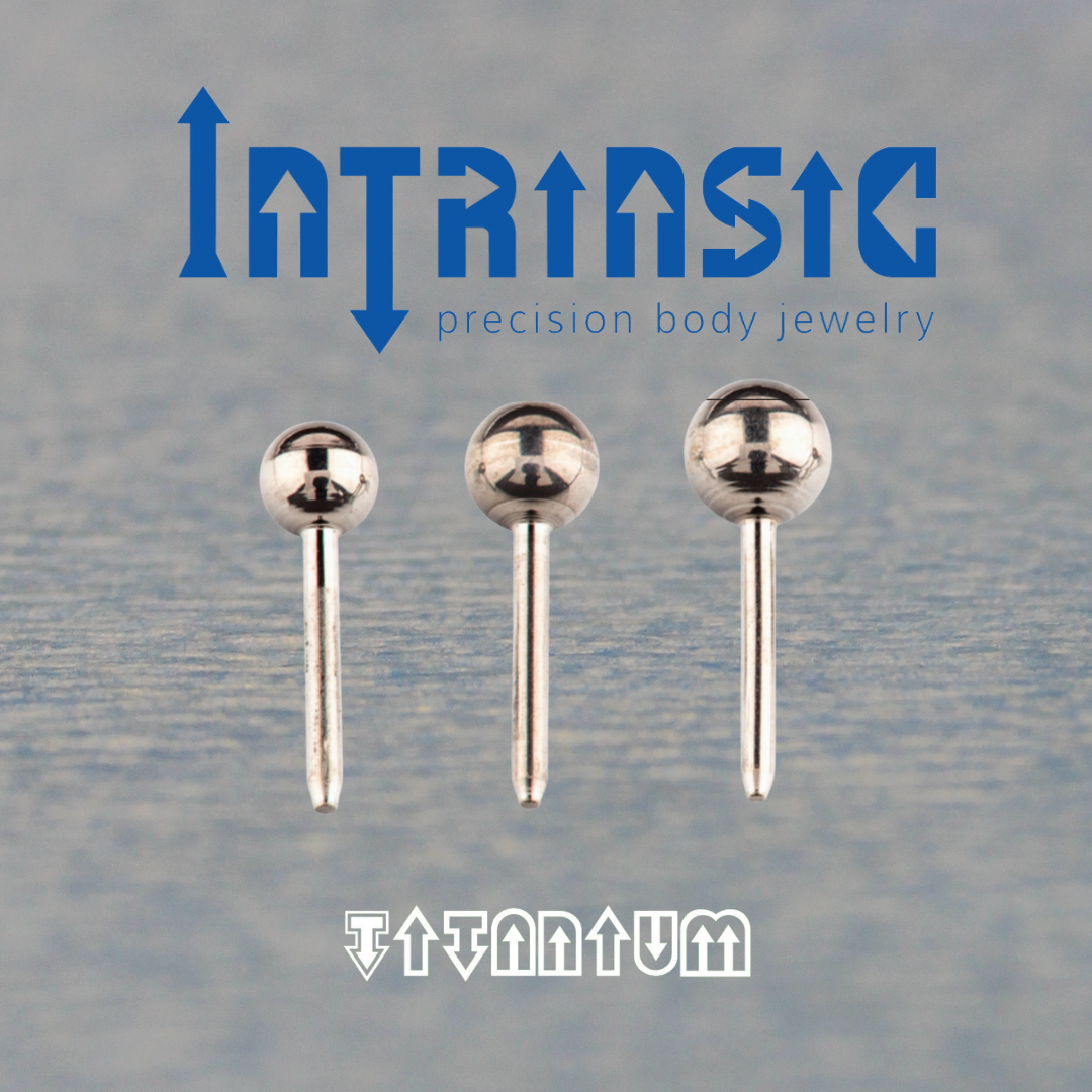 Intrinsic Titanium Threadless Ball Ends