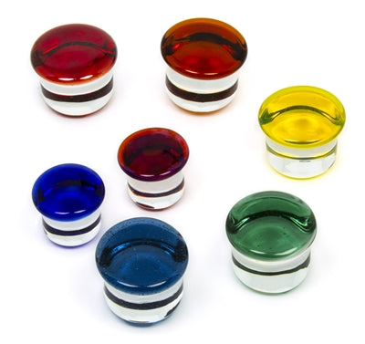 Glasswear Studios 1"-28mm Single Flare ColorFront Plugs