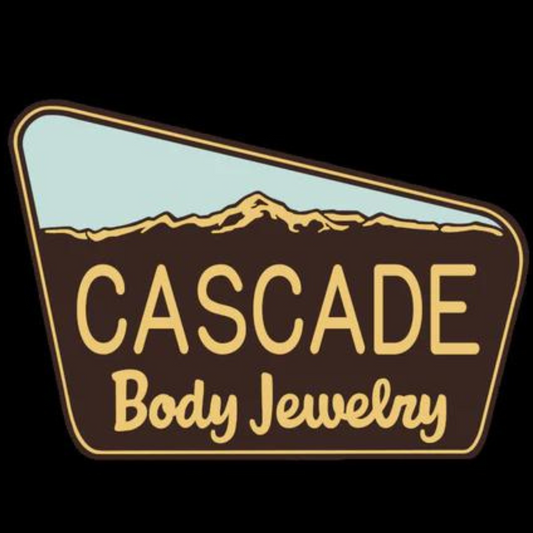 Cascade Body Jewelry Titanium Threadless 12 Gauge Straight Shafts