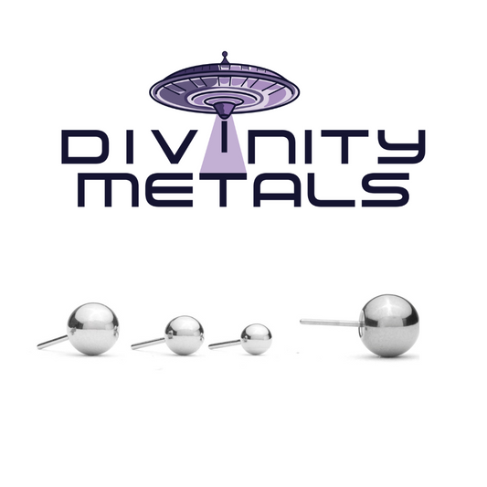 Divinity Metals Titanium Threadless Ball Ends