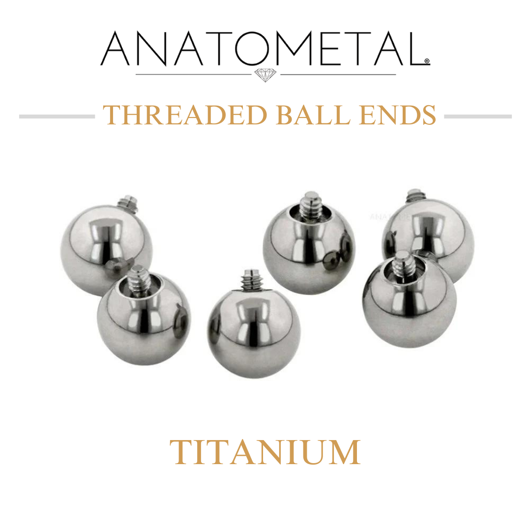 Anatometal Titanium Threaded Ball Ends