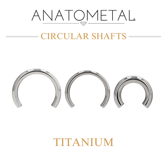 Anatometal Titanium Threaded Circular Shafts