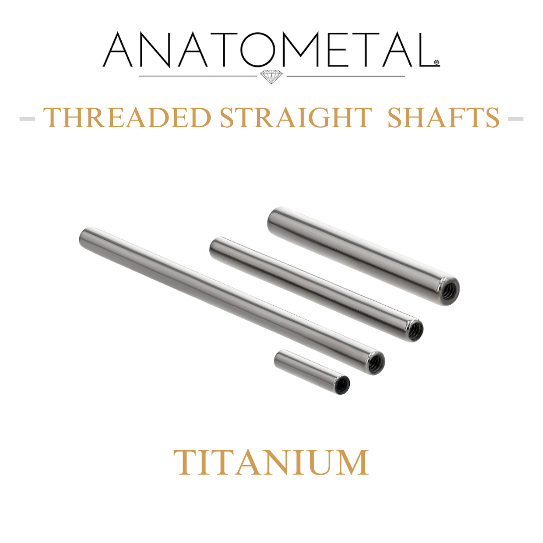 Anatometal Titanium Threaded Straight Shafts