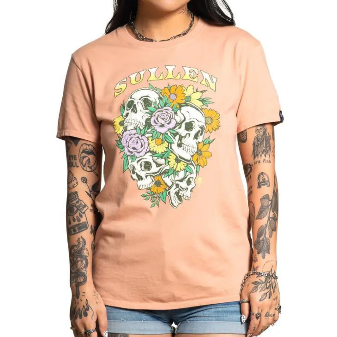 Sullen Skull Bloom T-Shirt