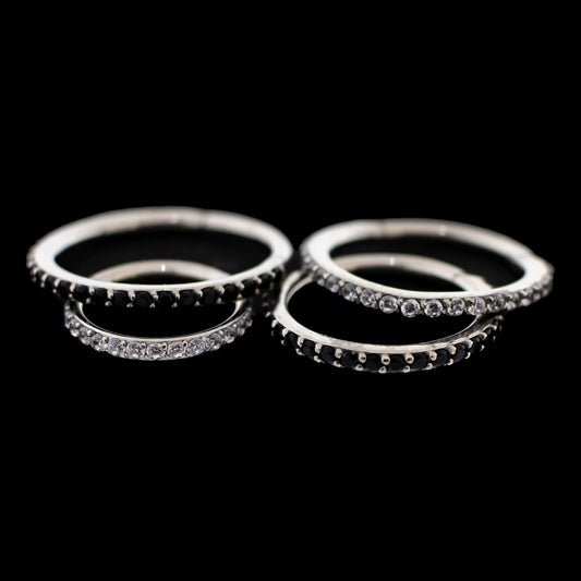 Khrysos Titanium Chalin Hinged Segment Rings