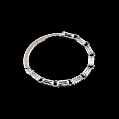 Khrysos Titanium 16 Gauge Victoria Hinged Segment Rings