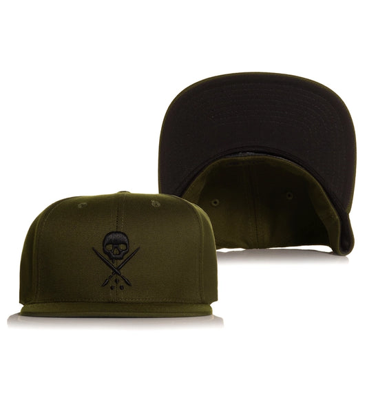 Sullen Badge Fitted Olive Marsh Hat